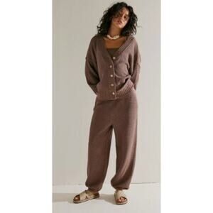 NWOT Free People Free-est Hailee Cardi Set | Brown | Size Medium